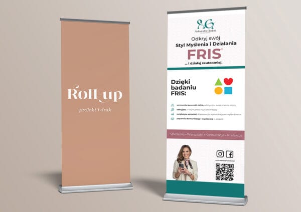roll-up projekt i druk